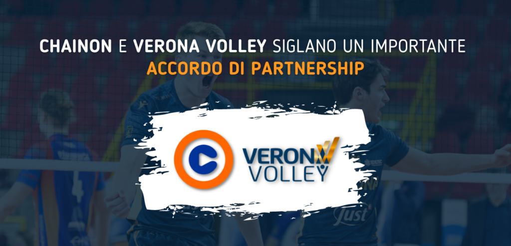 Siglata la partnership tra ChainOn e Verona Volley
