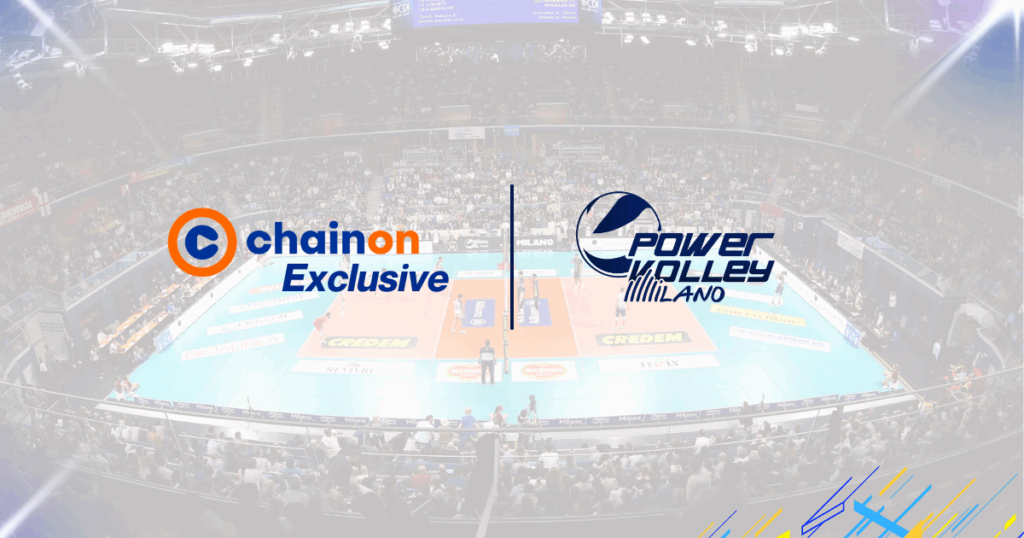 CHAINON E POWERVOLLEY MILANO SIGLANO UNA PARTNERSHIP DI COLLABORAZIONE